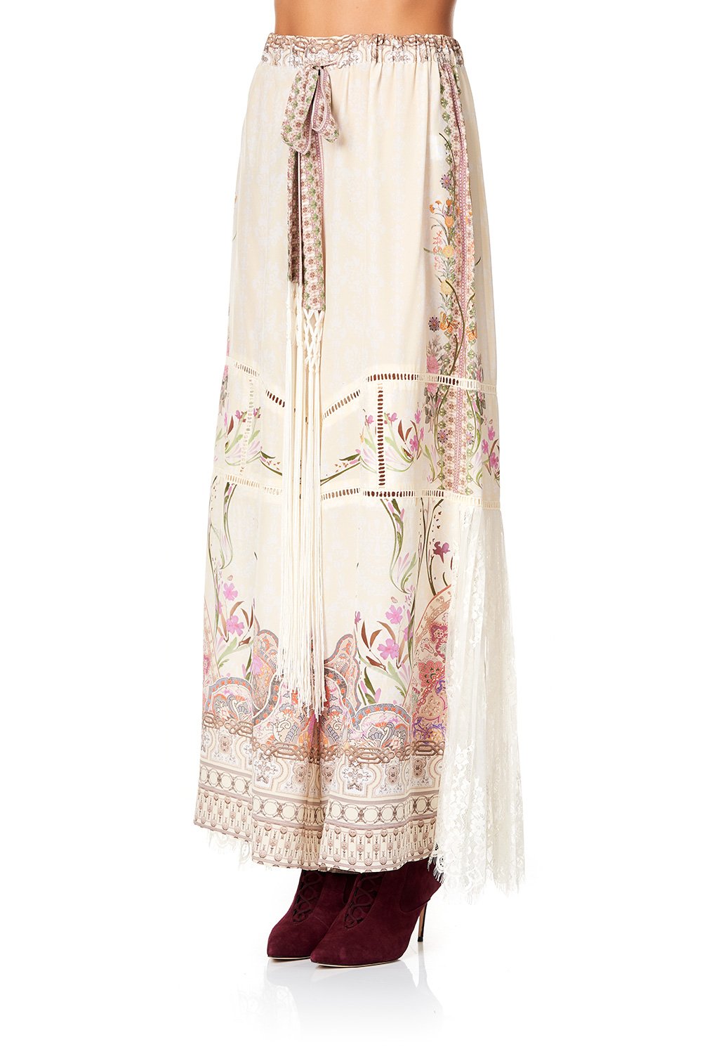 CAMILLA PANELLED PLEATED TROUSERS GOLDEN AGE