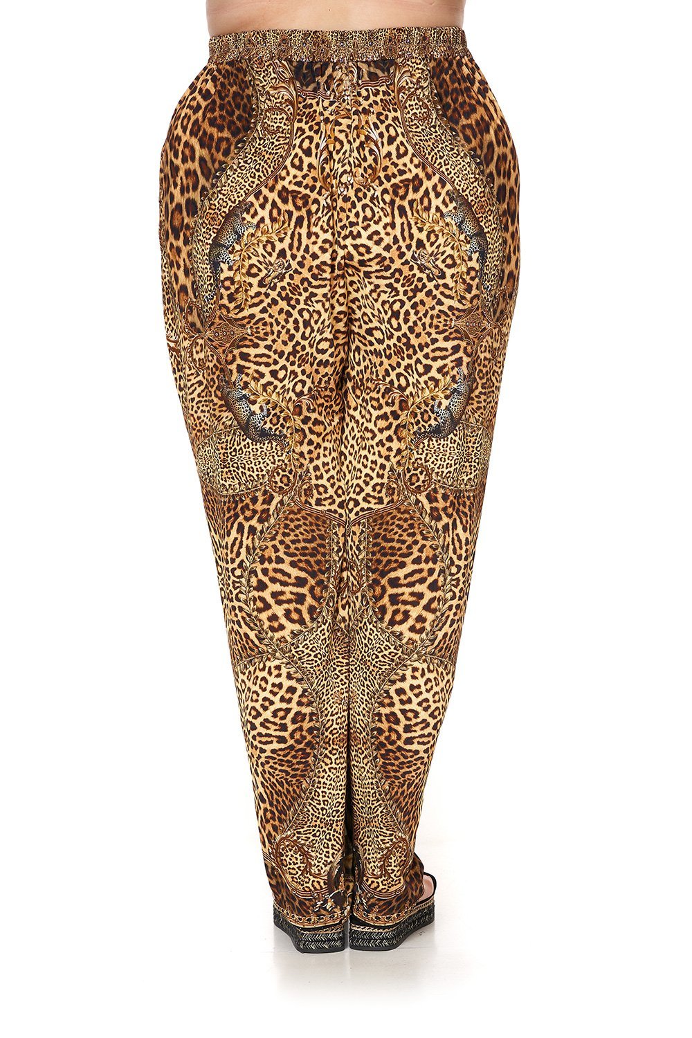 JERSEY DRAPE PANT WITH FRONT CROSSOVER DETAIL LADY LODGE