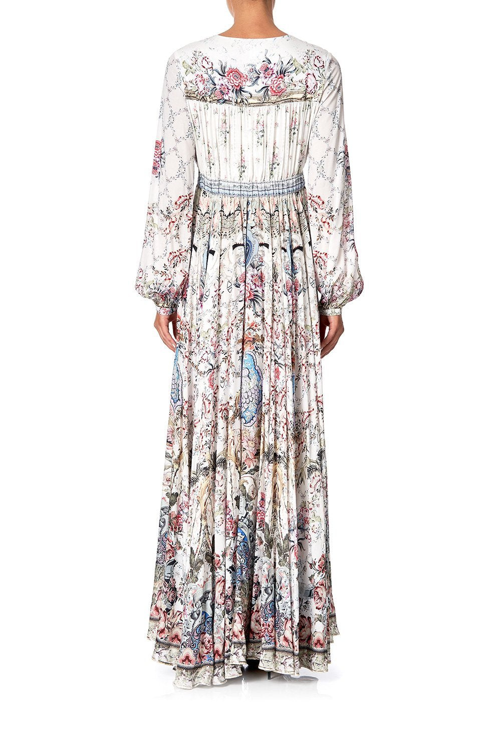 PEASANT DRESS WITH TIE FRONT SOUTHERN BELLE