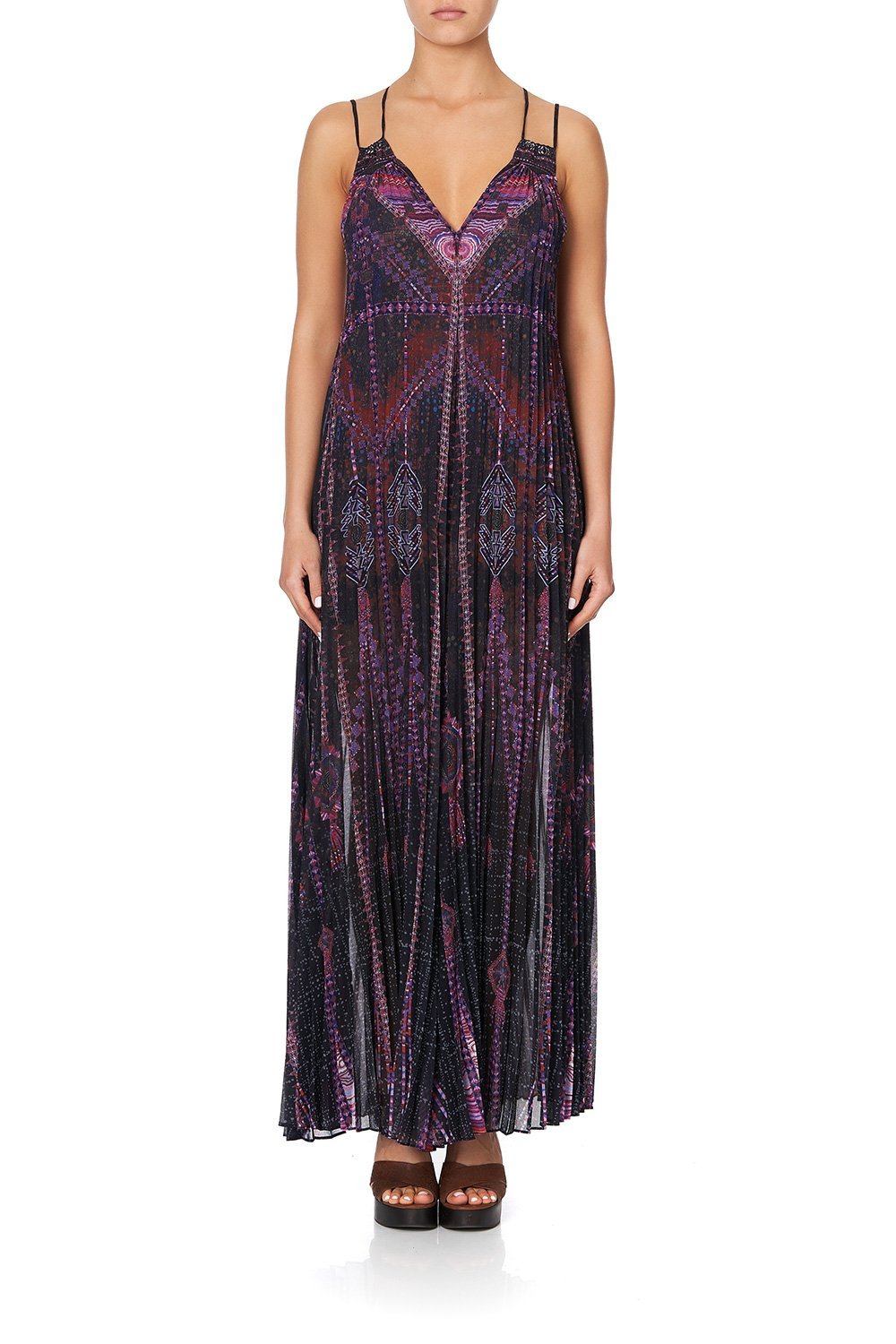 PLEATED JUMPSUIT WITH YOKE MINA MINA