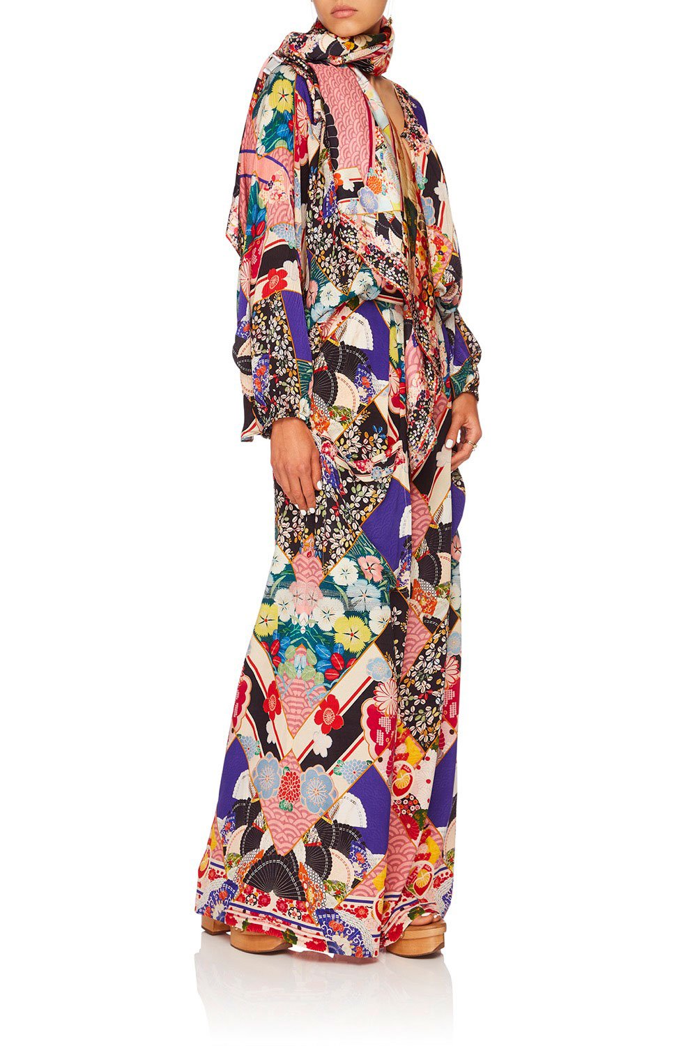 CAMILLA POSTCARDS FROM MARS WIDE LEG TROUSER W FRONT POCKETS