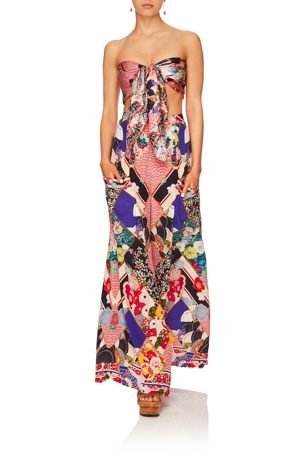 CAMILLA POSTCARDS FROM MARS LARGE SQUARE SCARF