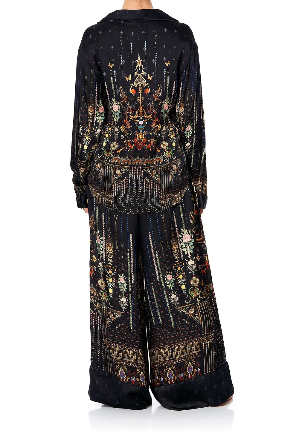 SLEEPWEAR PJ SHIRT WITH PIPING REBELLE REBELLE