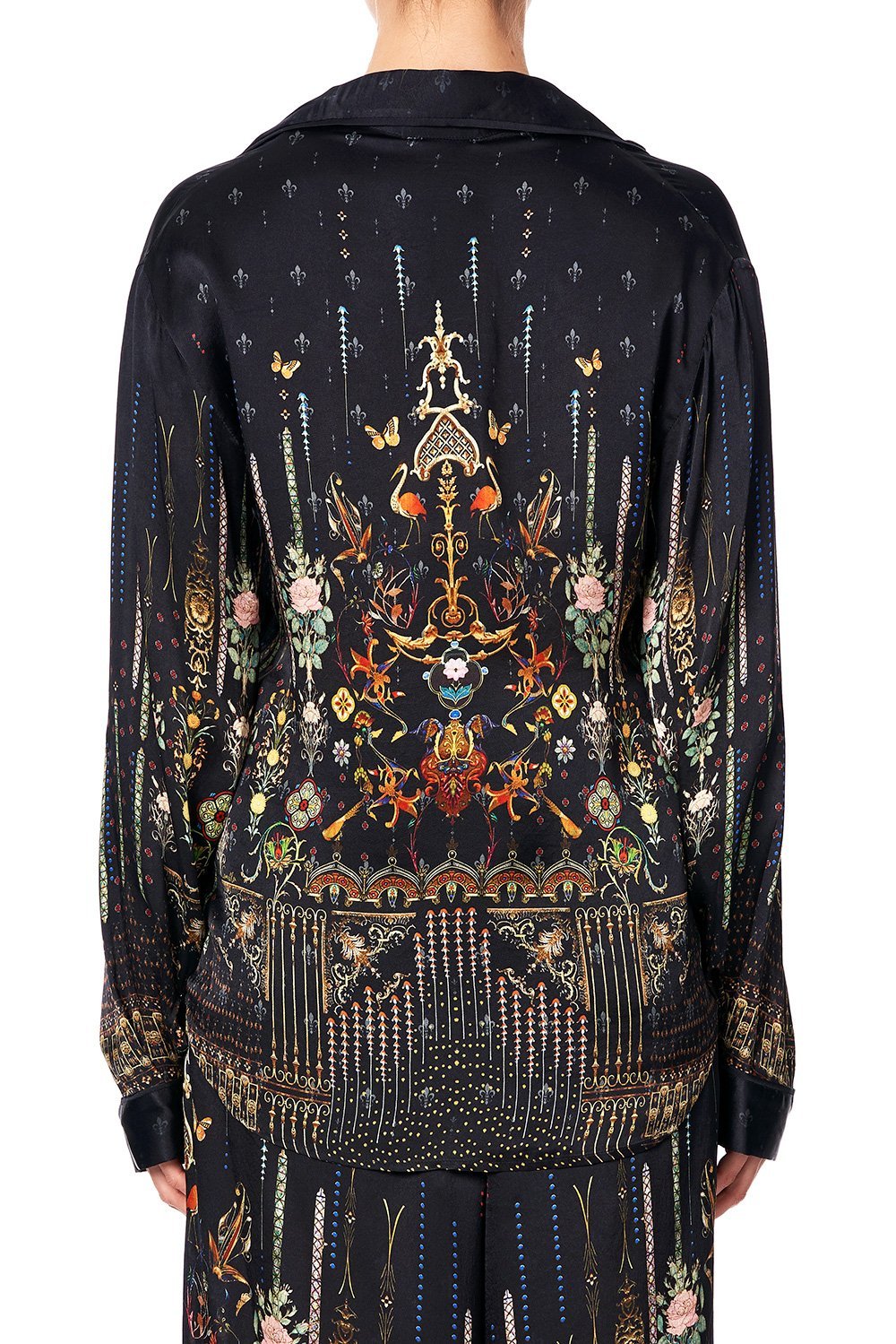 SLEEPWEAR PJ SHIRT WITH PIPING REBELLE REBELLE