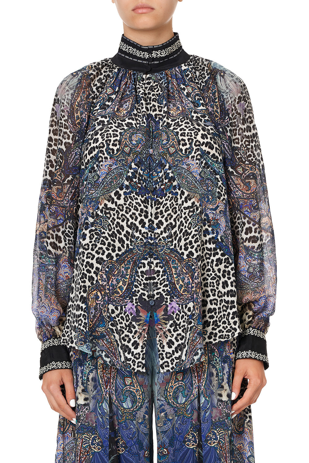 RAGLAN BUTTON UP SHIRT FESTIVAL EXPRESS