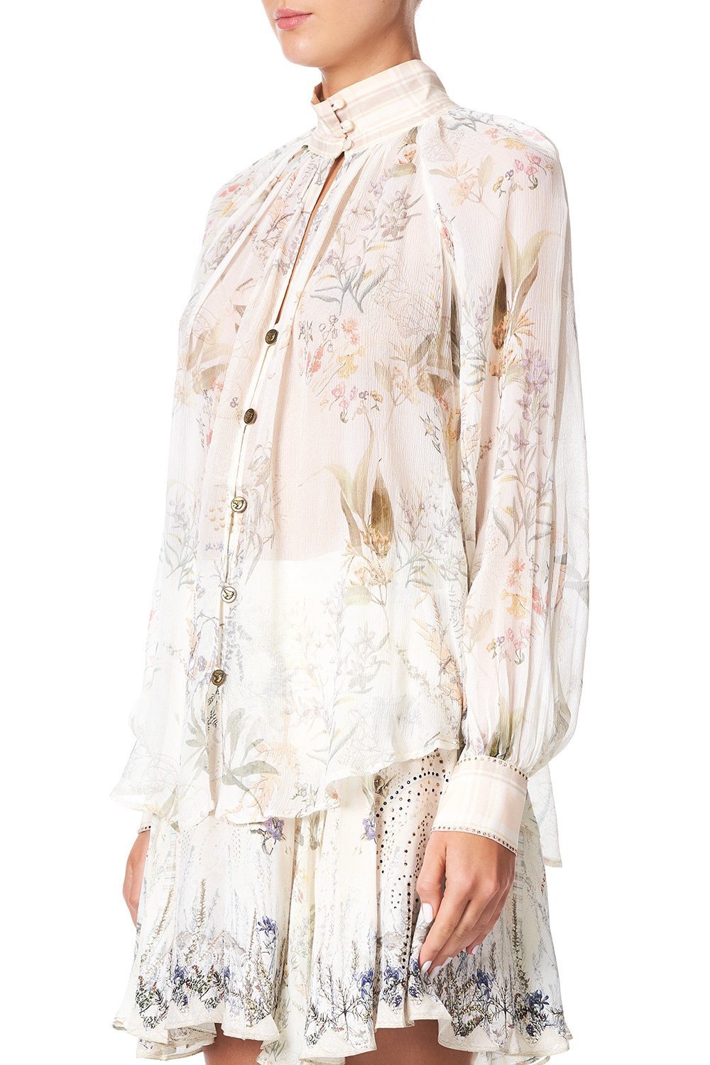 RAGLAN BUTTON UP SHIRT GUMNUT GATHERING