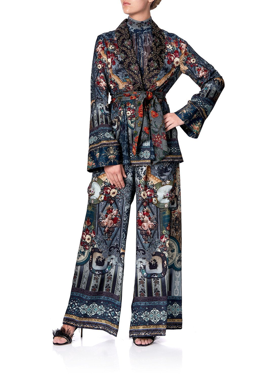 LOOSE JACKET WITH GODETS HOTEL BOHEME