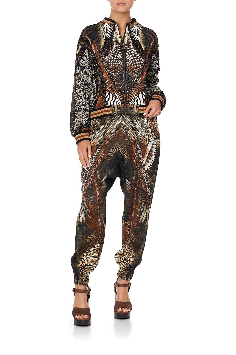 RAGLAN SLEEVE BOMBER JACKET KAKADU CALLING