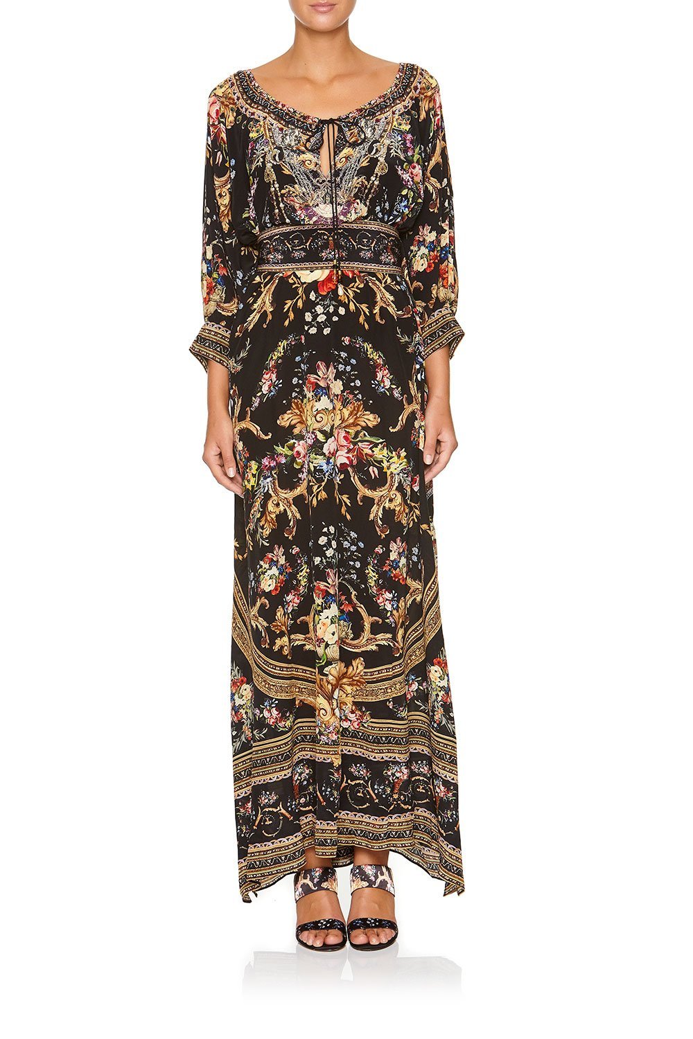 RAGLAN SLEEVE DRESS FRIEND IN FLORA