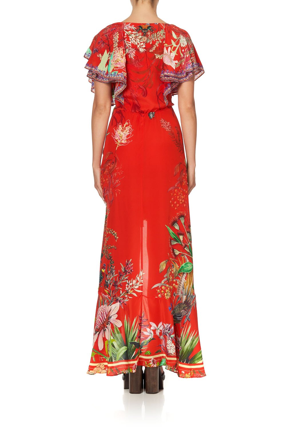 FRILL SLEEVE LONG DRESS FARAWAY TREE