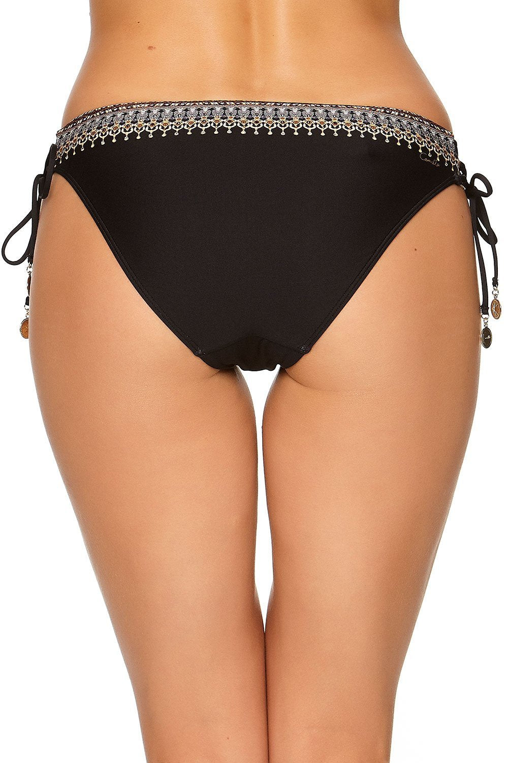 LACE UP REGULAR PANT BLACK