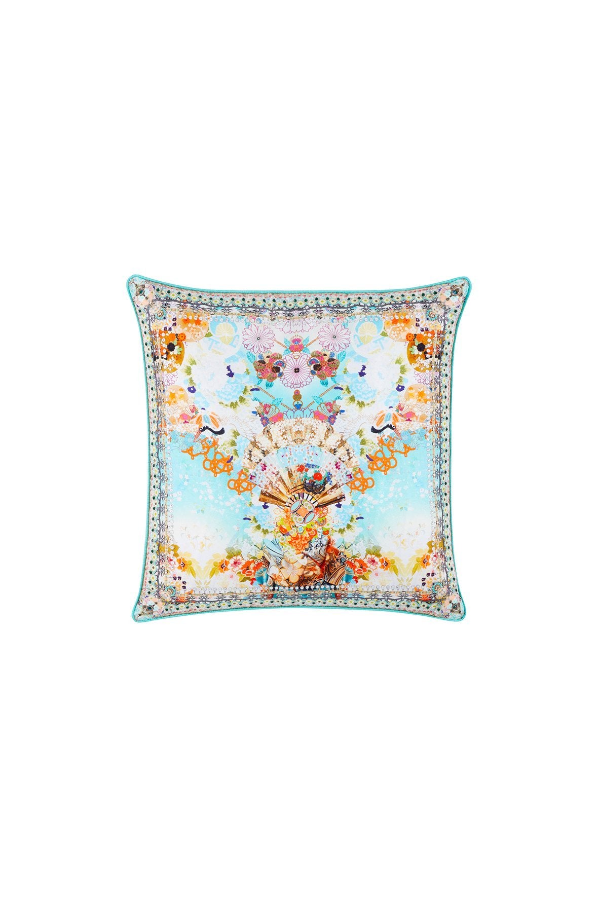 CAMILLA SMALL SQUARE CUSHION RETRO'S RAINBOW