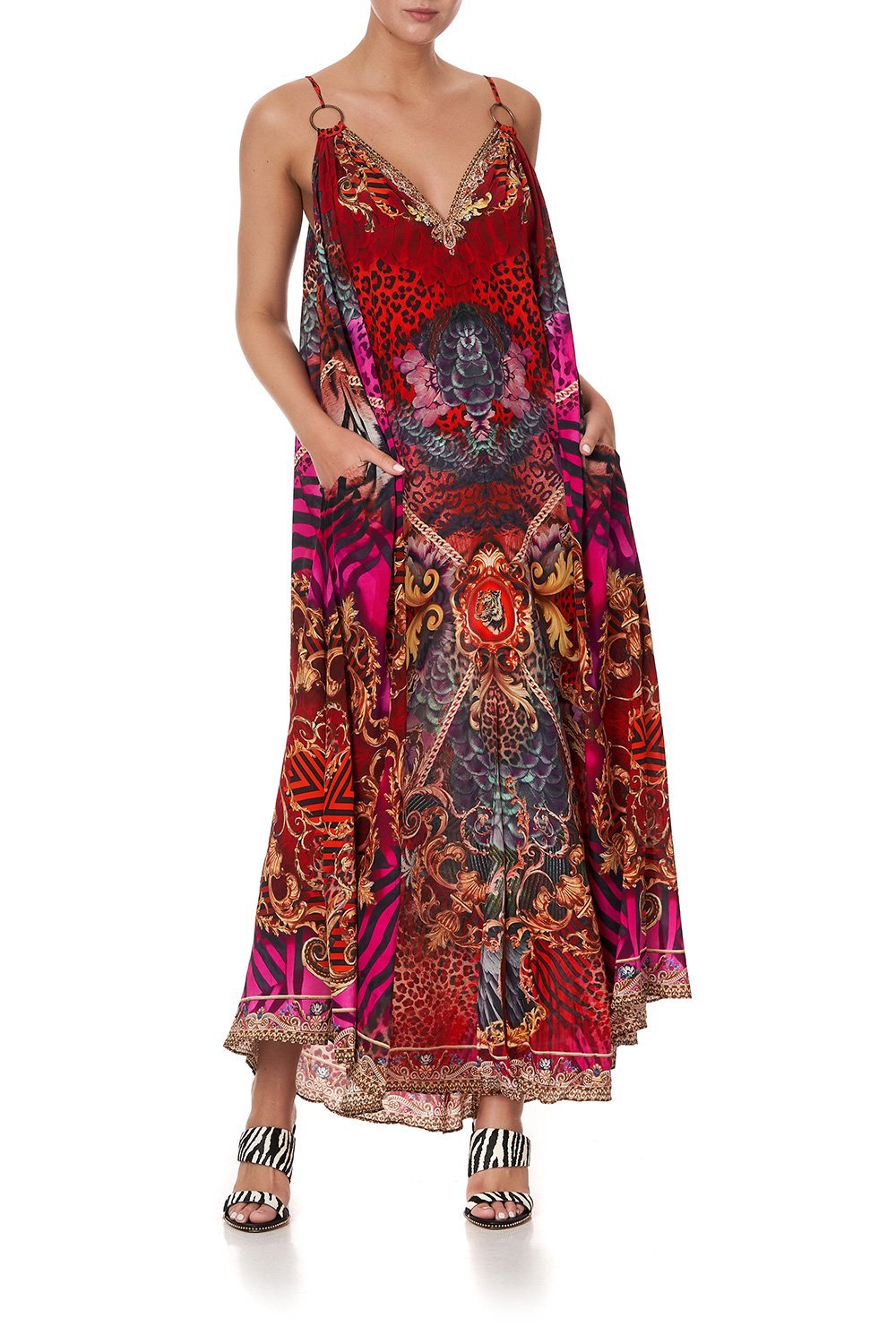 RING DETAIL STRAP DRESS SLAVE TO THE RHYTHM