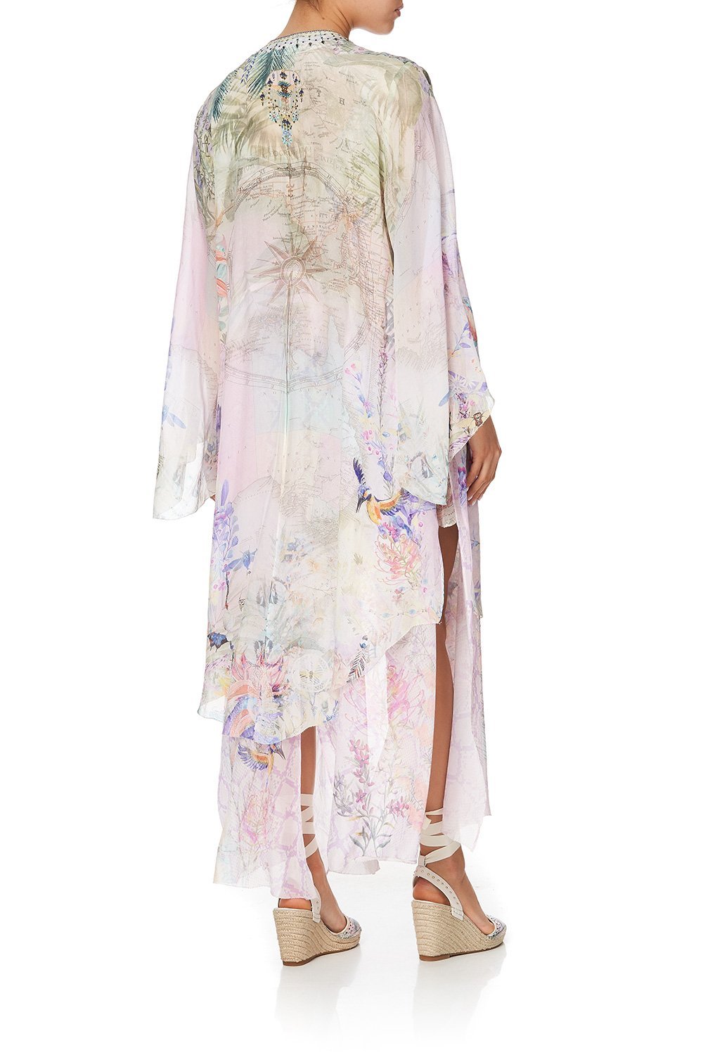 ROBE WITH DOUBLE LAYERED HEM MERMAID MILLA