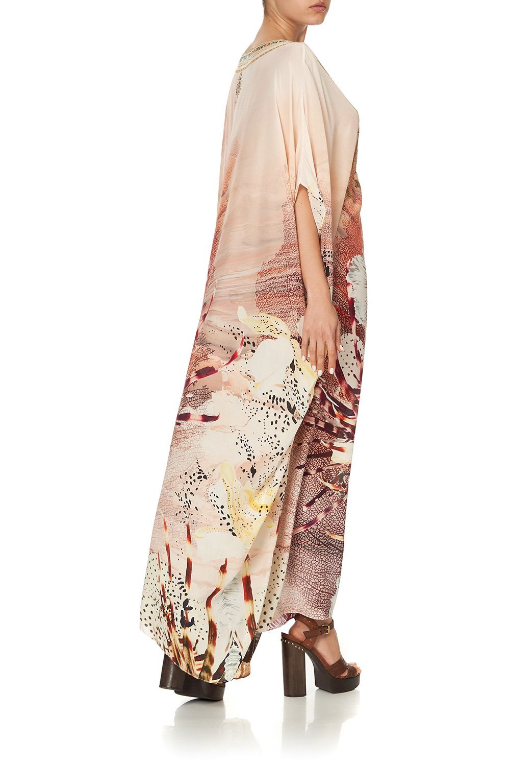 ROUND NECK KAFTAN COASTAL TREASURE