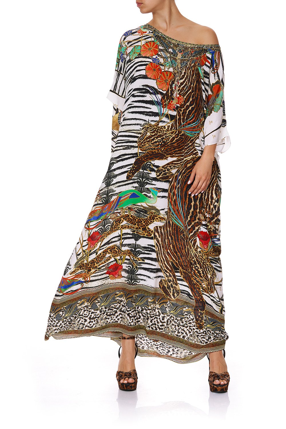 ROUND NECK KAFTAN COSMIC CONFLICT