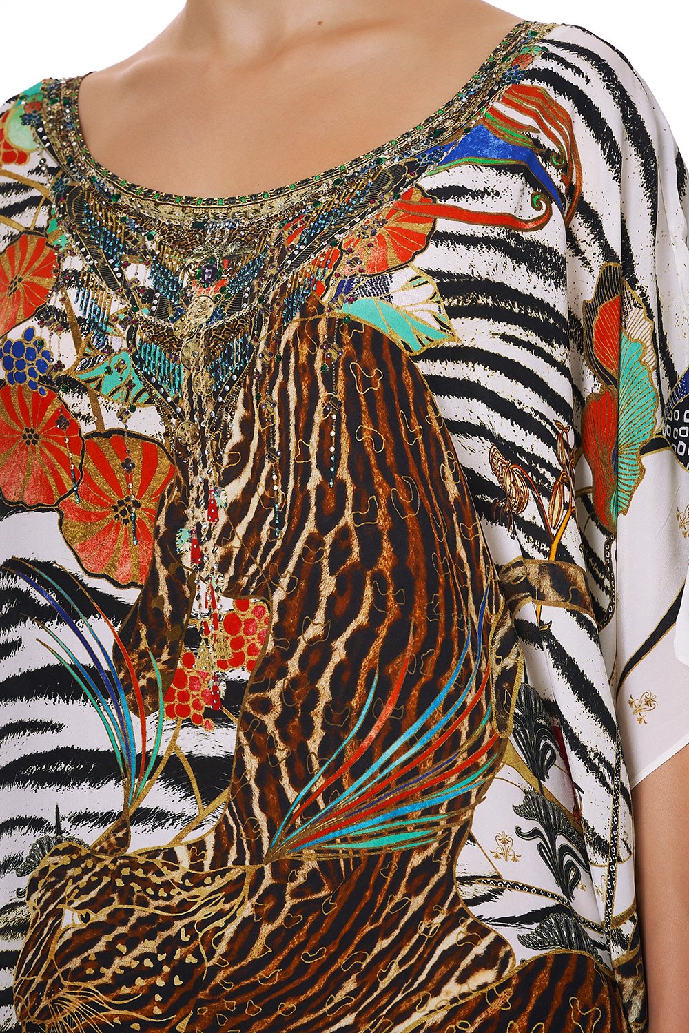 ROUND NECK KAFTAN COSMIC CONFLICT