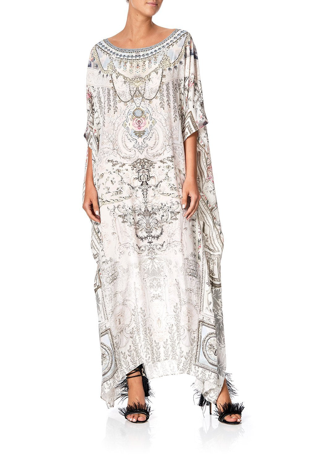 ROUND NECK KAFTAN CRYSTAL CASTLE