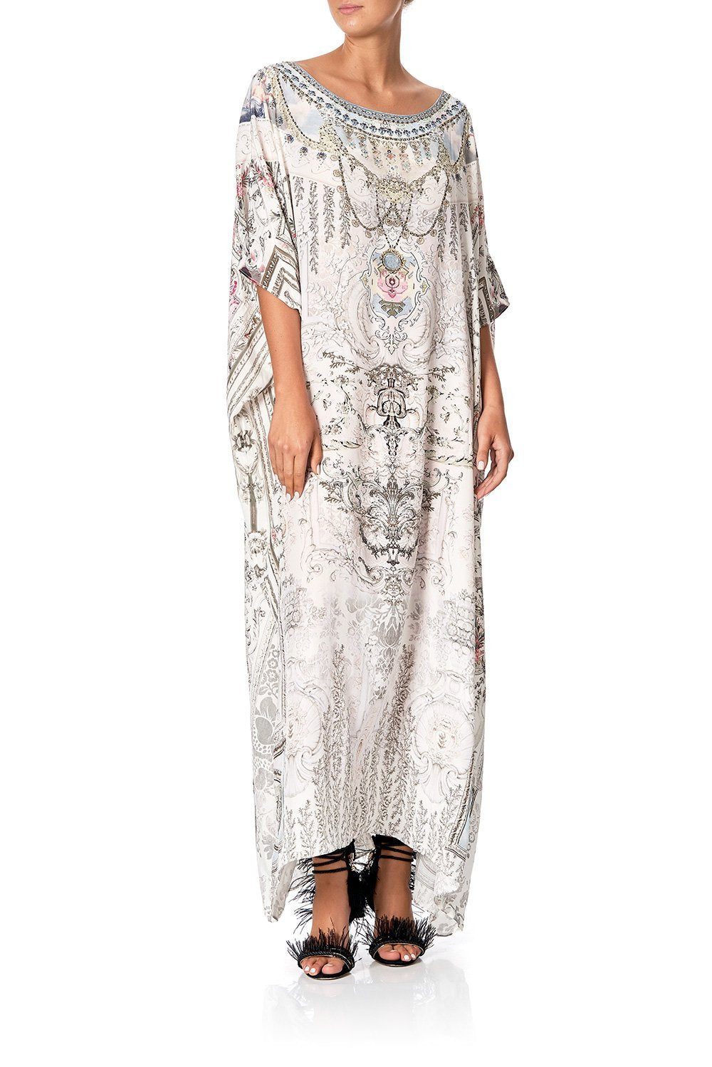 ROUND NECK KAFTAN CRYSTAL CASTLE