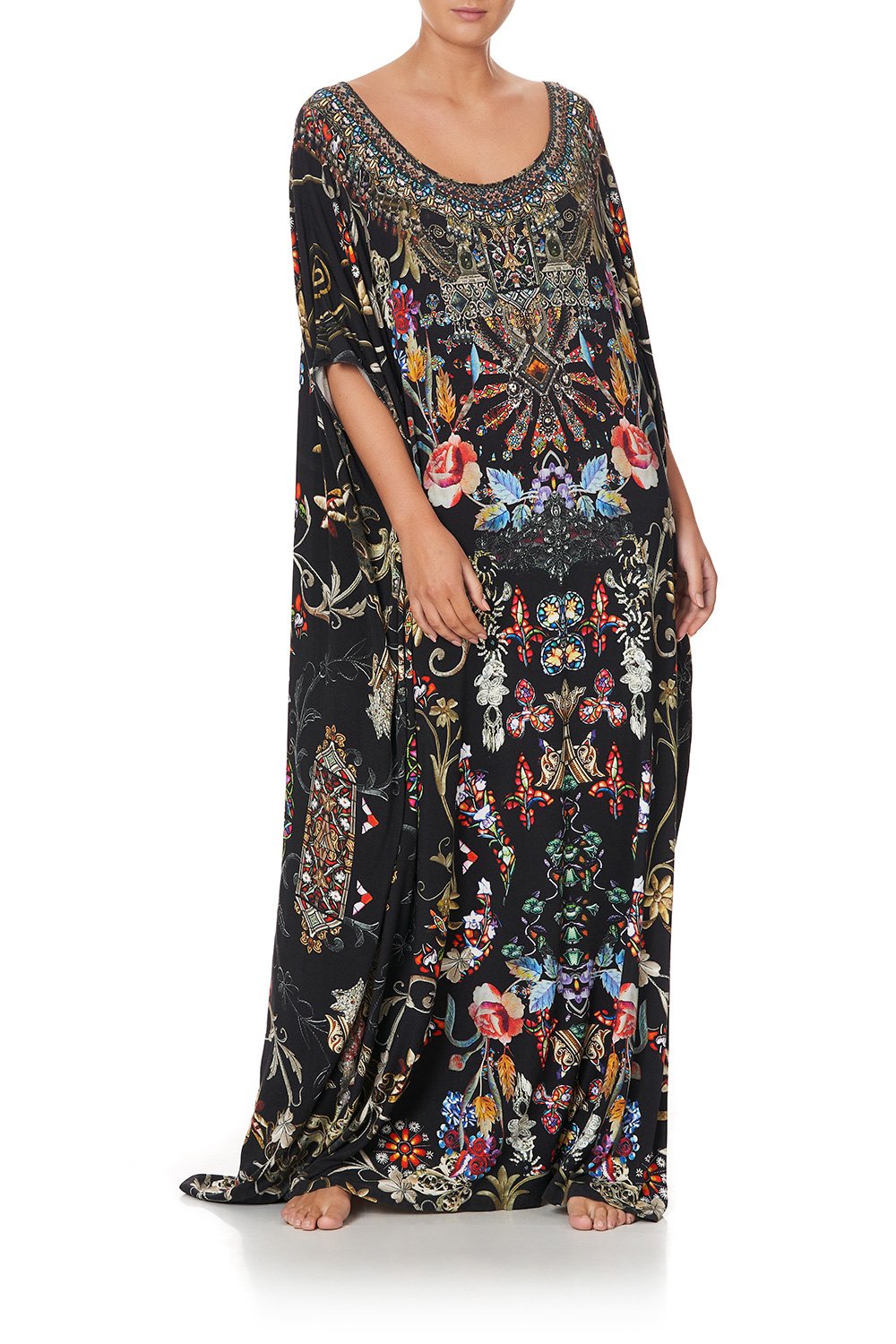 ROUND NECK KAFTAN DANCING IN THE DARK