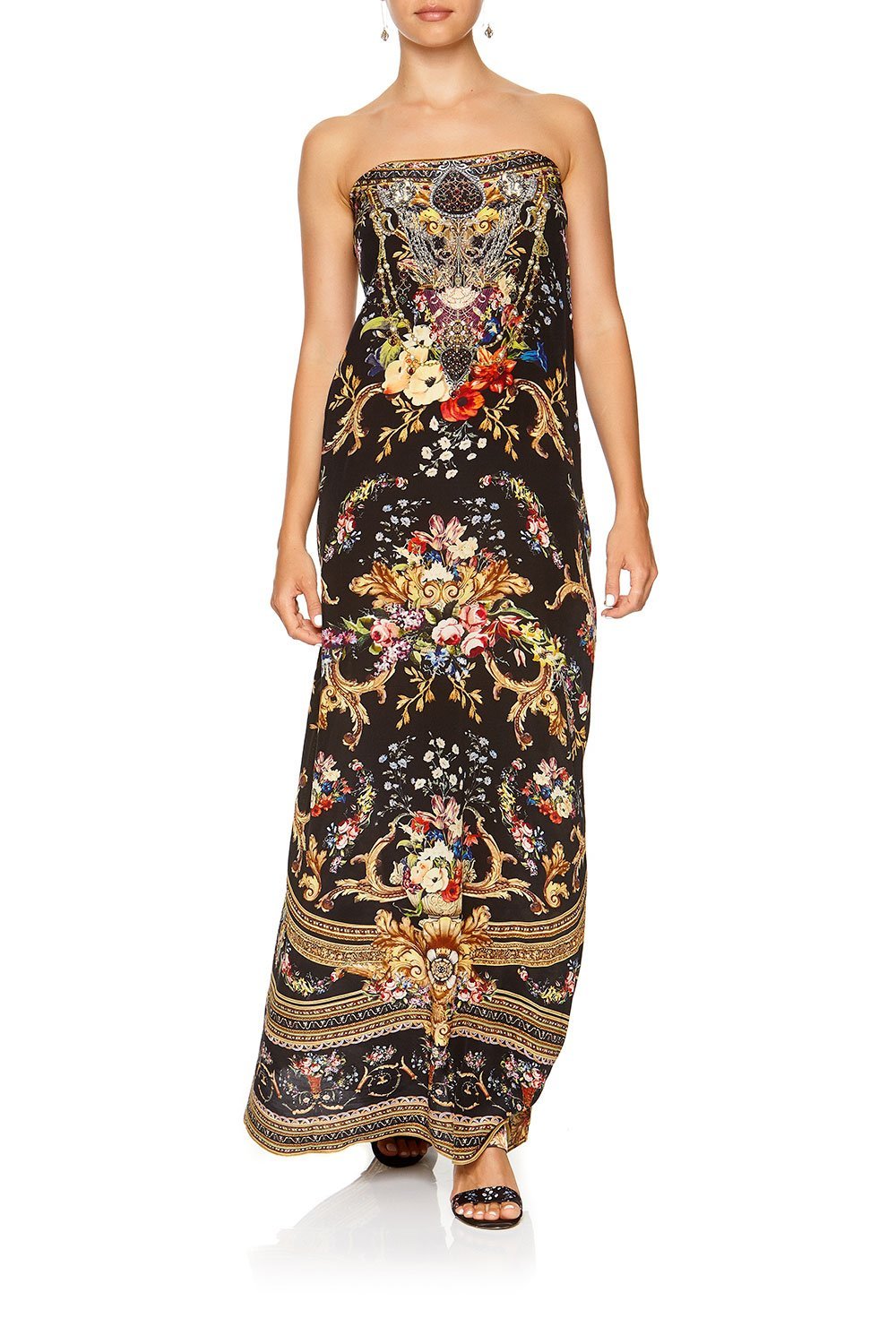 ROUND NECK KAFTAN FRIEND IN FLORA