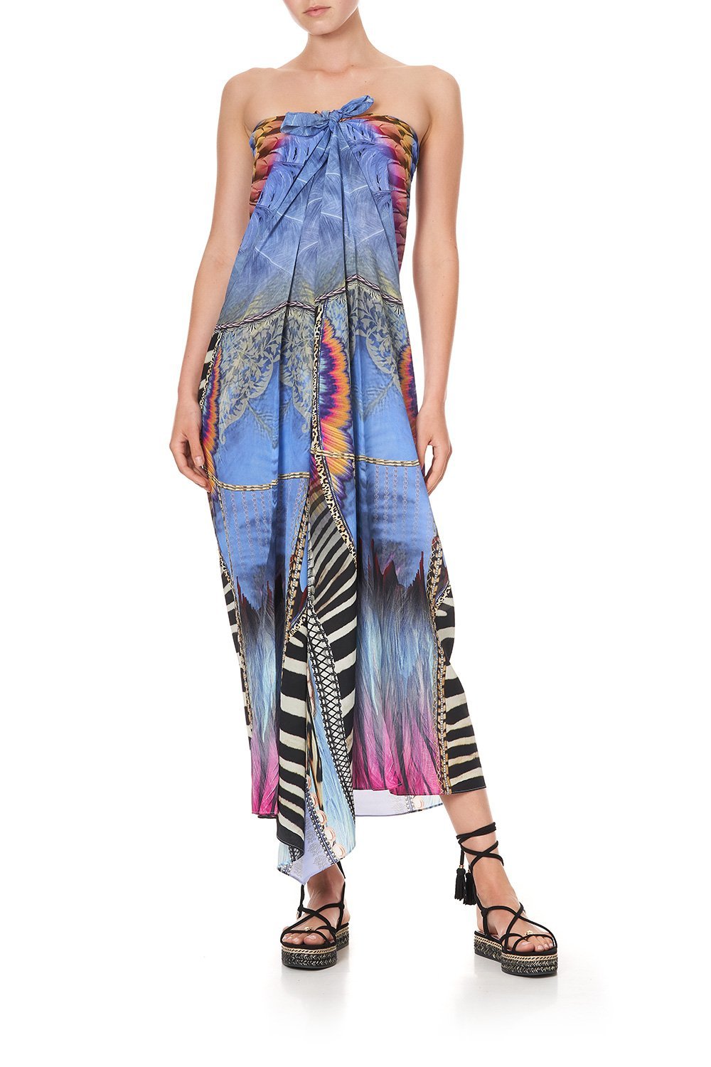 ROUND NECK KAFTAN LOVE ON THE WING