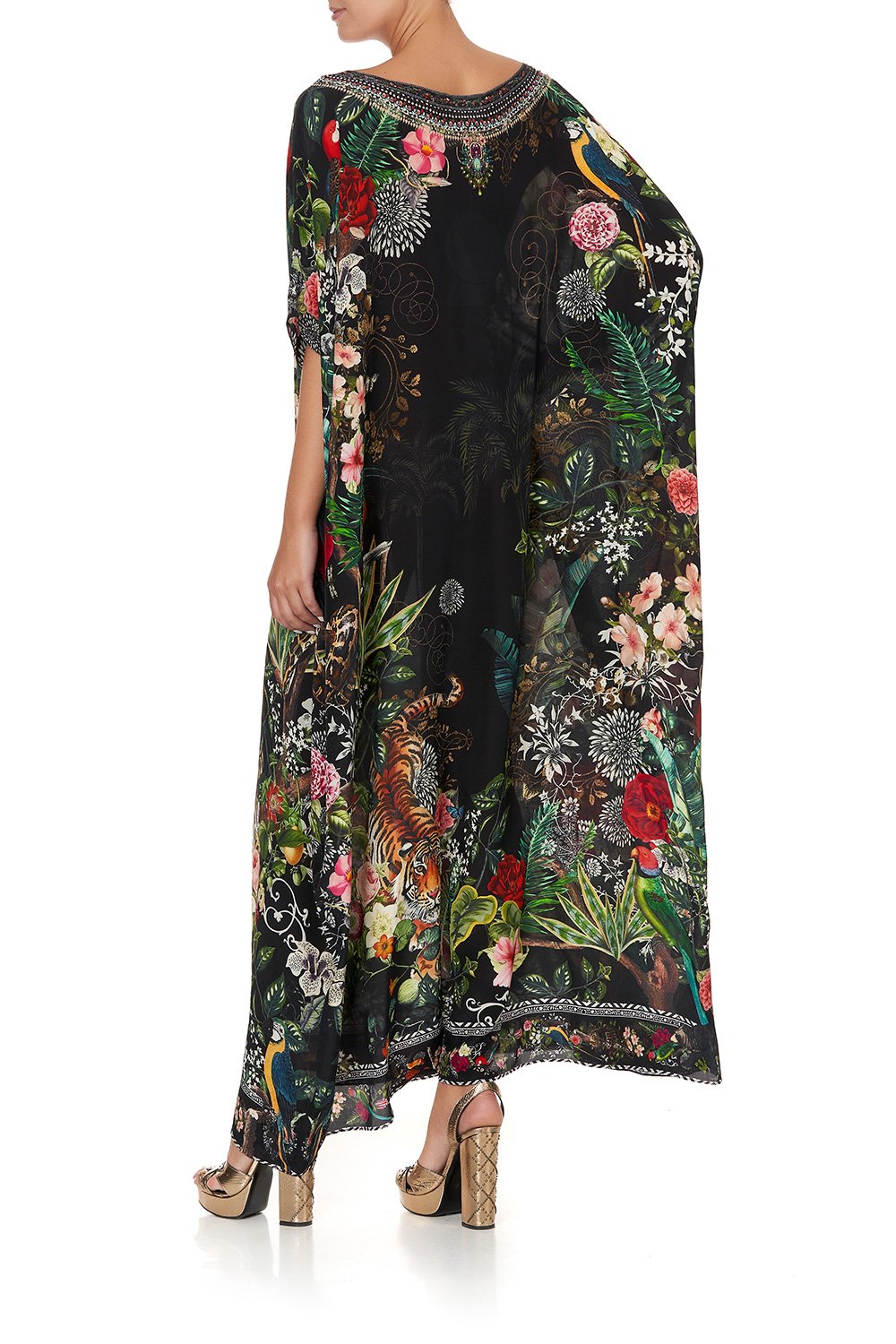 ROUND NECK KAFTAN RAISED WITH WOLVES