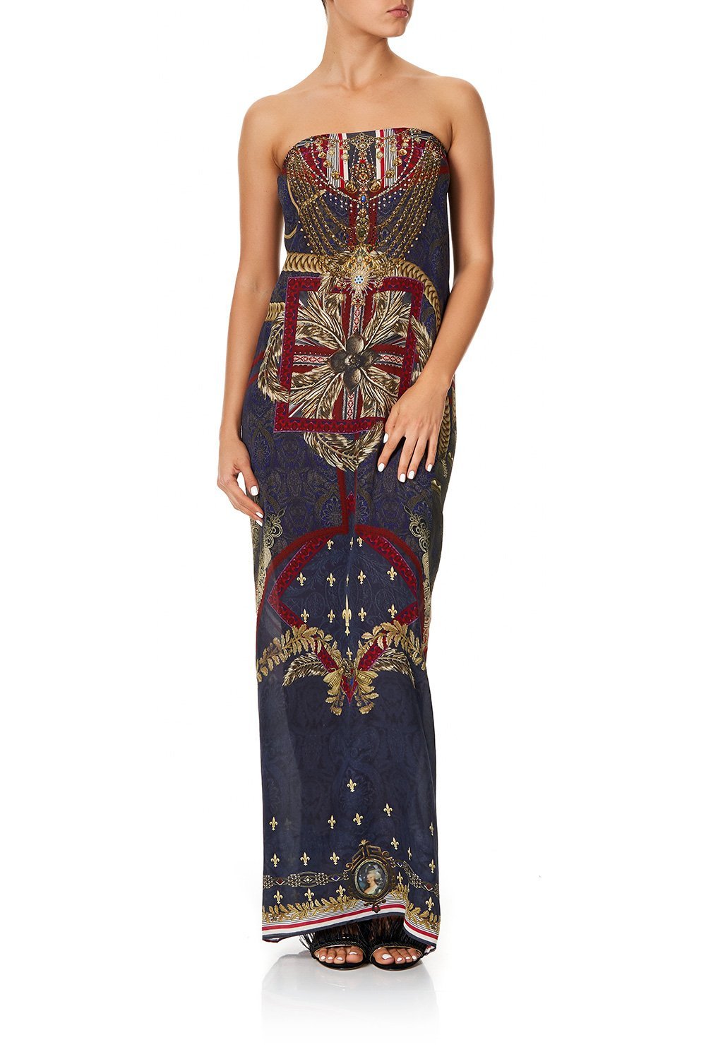 CAMILLA ROUND NECK KAFTAN THIS CHARMING WOMAN