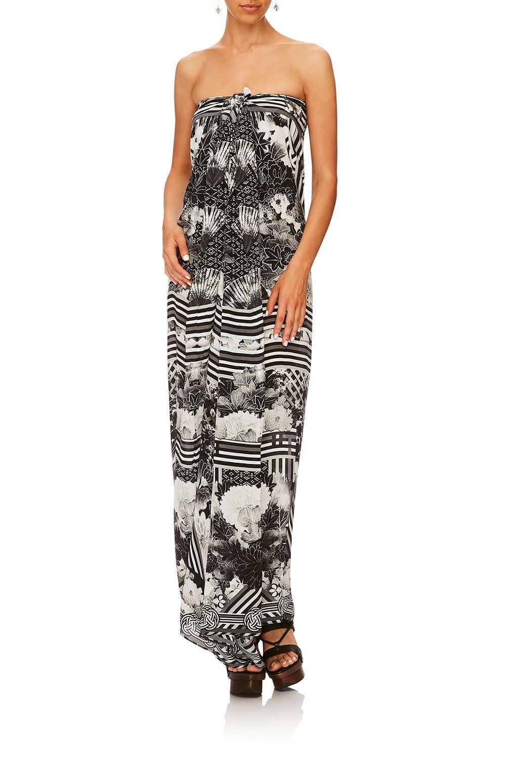 CAMILLA WILD MOONCHILD ROUND NECK KAFTAN