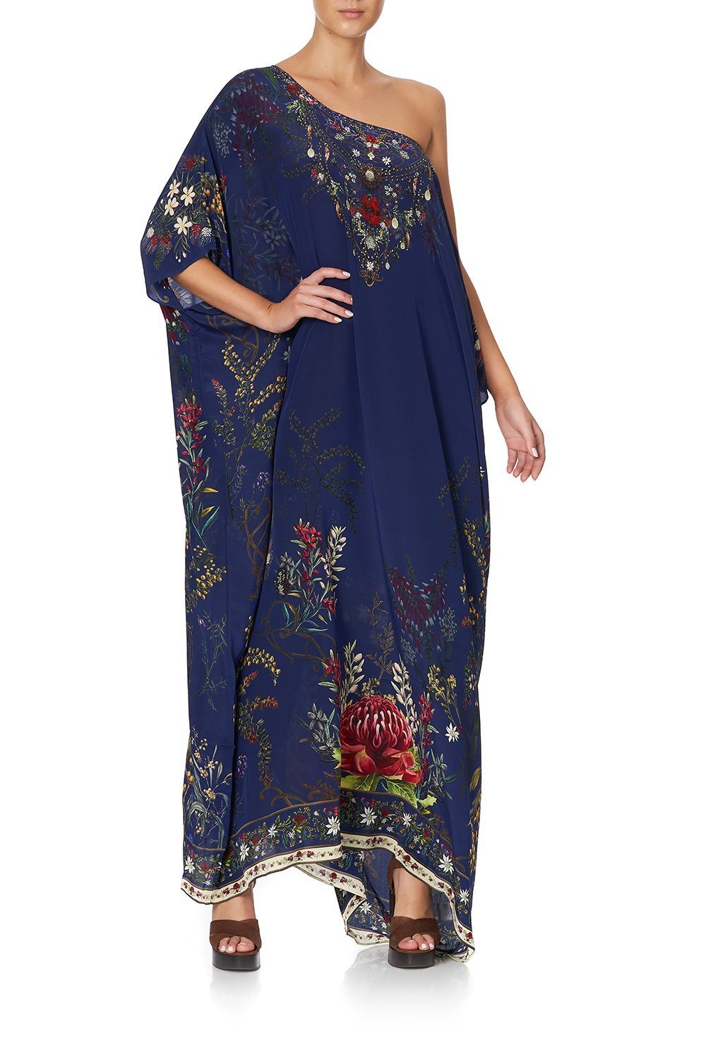 ROUND NECK KAFTAN WINGS IN ARMS