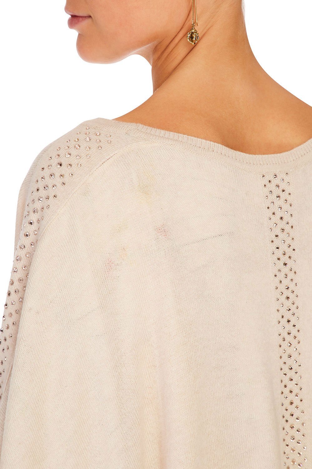 CAMILLA ROUND NECK PONCHO W/ FULL LINING TIME AFTER TIME