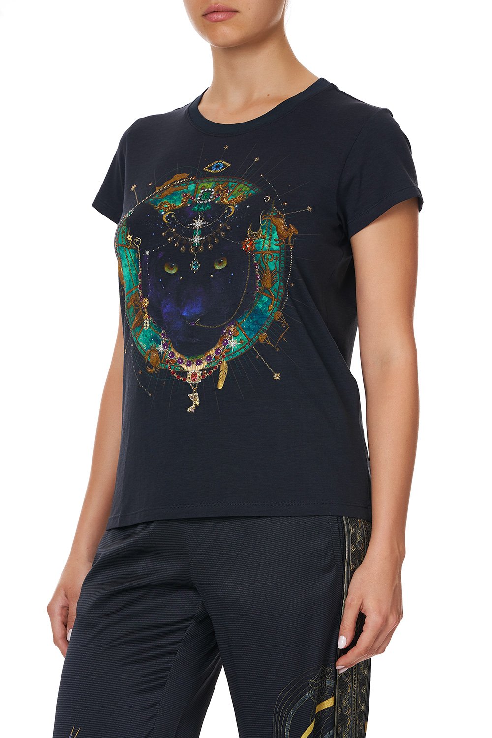 SLIM FIT ROUND NECK T-SHIRT WISE WINGS