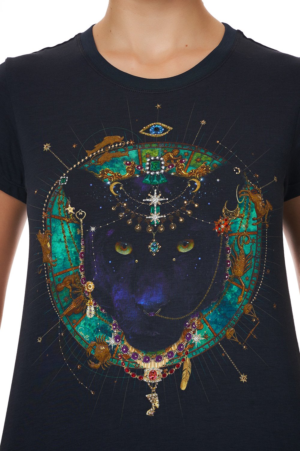 SLIM FIT ROUND NECK T-SHIRT WISE WINGS