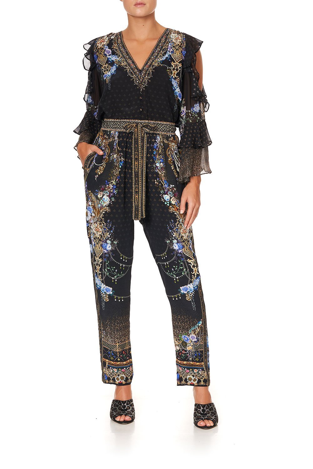 RUFFLE COLD SHOULDER BLOUSE PALACE PLAYHOUSE