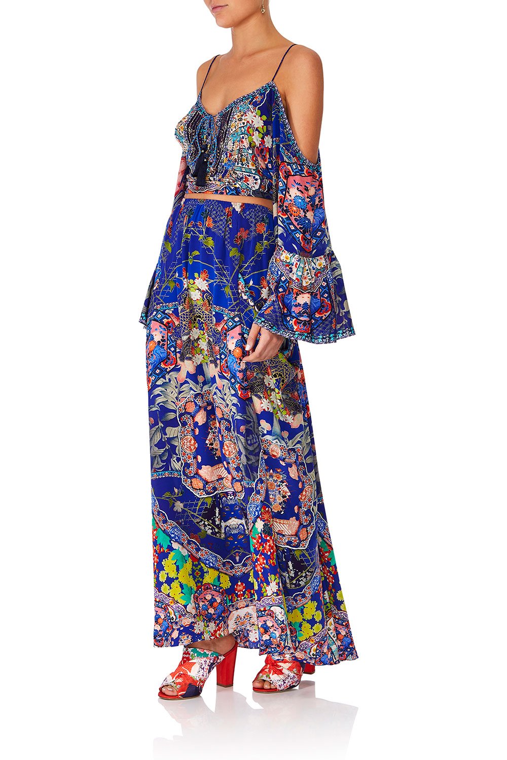 CAMILLA SATURN SISTER DROP SHOULDER TOP