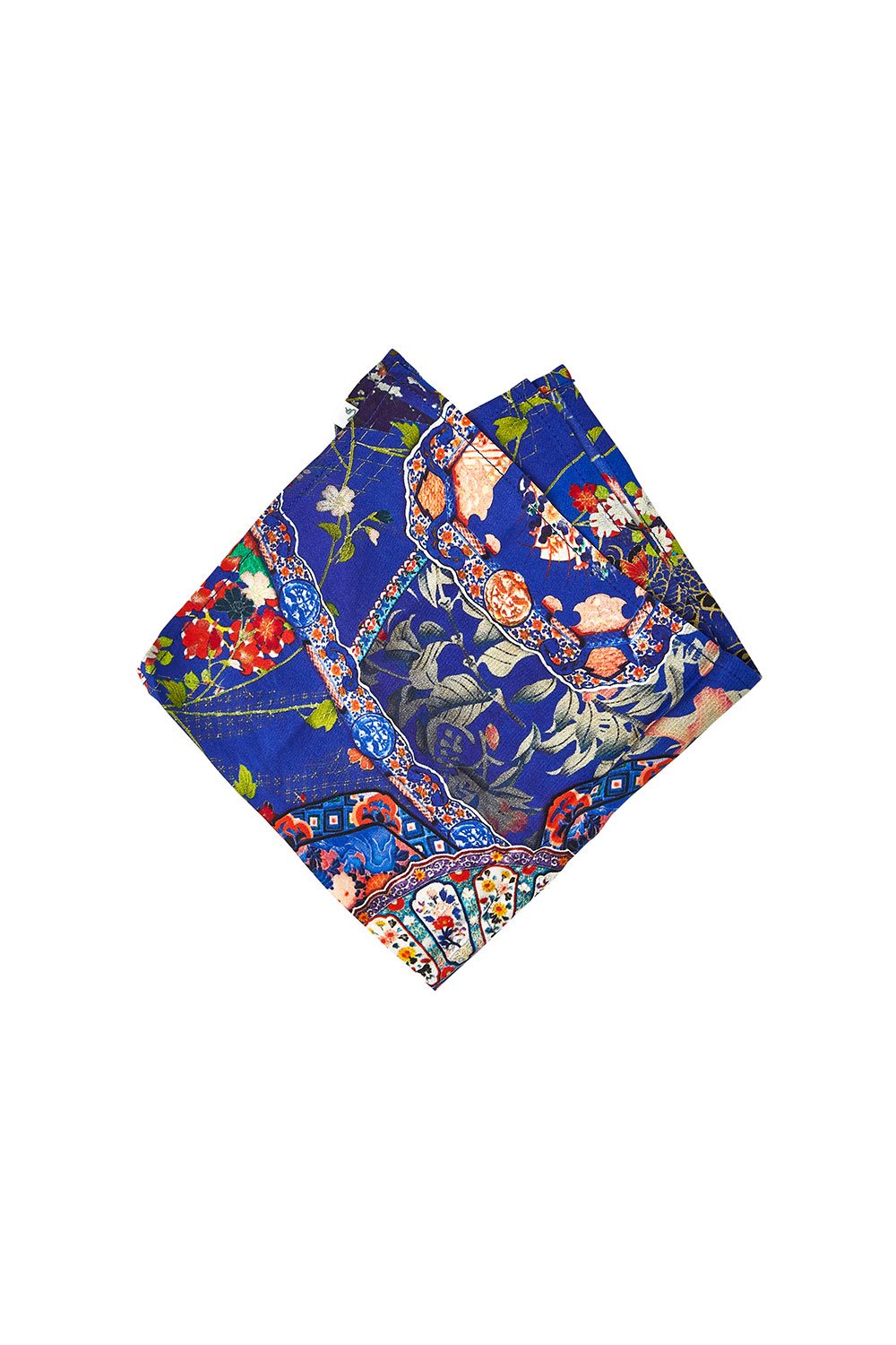 CAMILLA SATURN SISTER MENS POCKET SQUARE