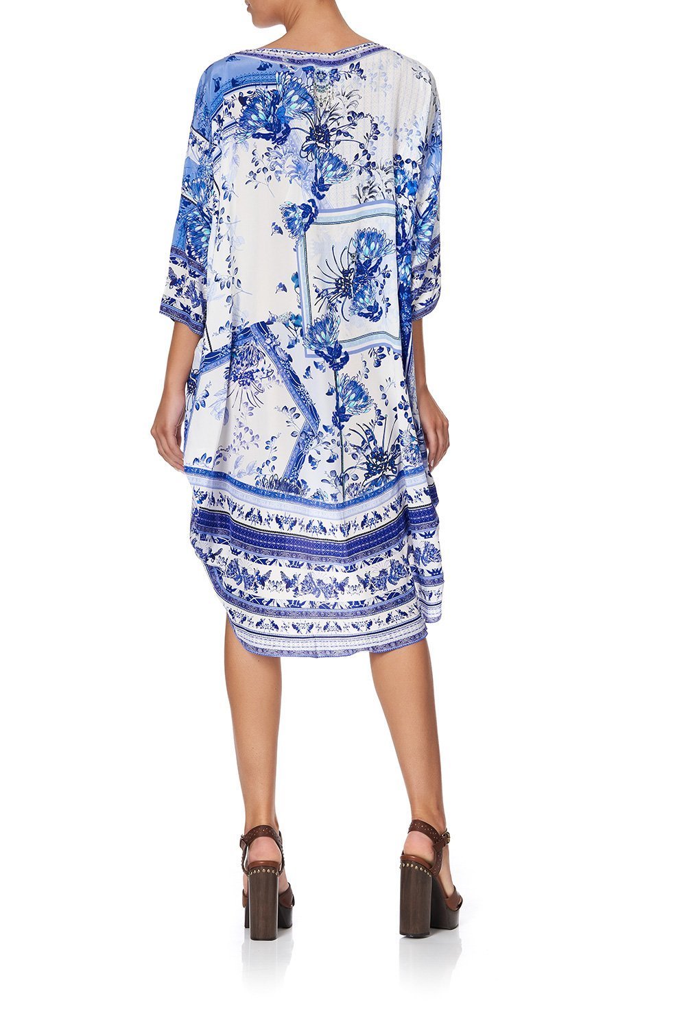 SCOOP BACK HEM DRESS CARDS FROM THE COAST