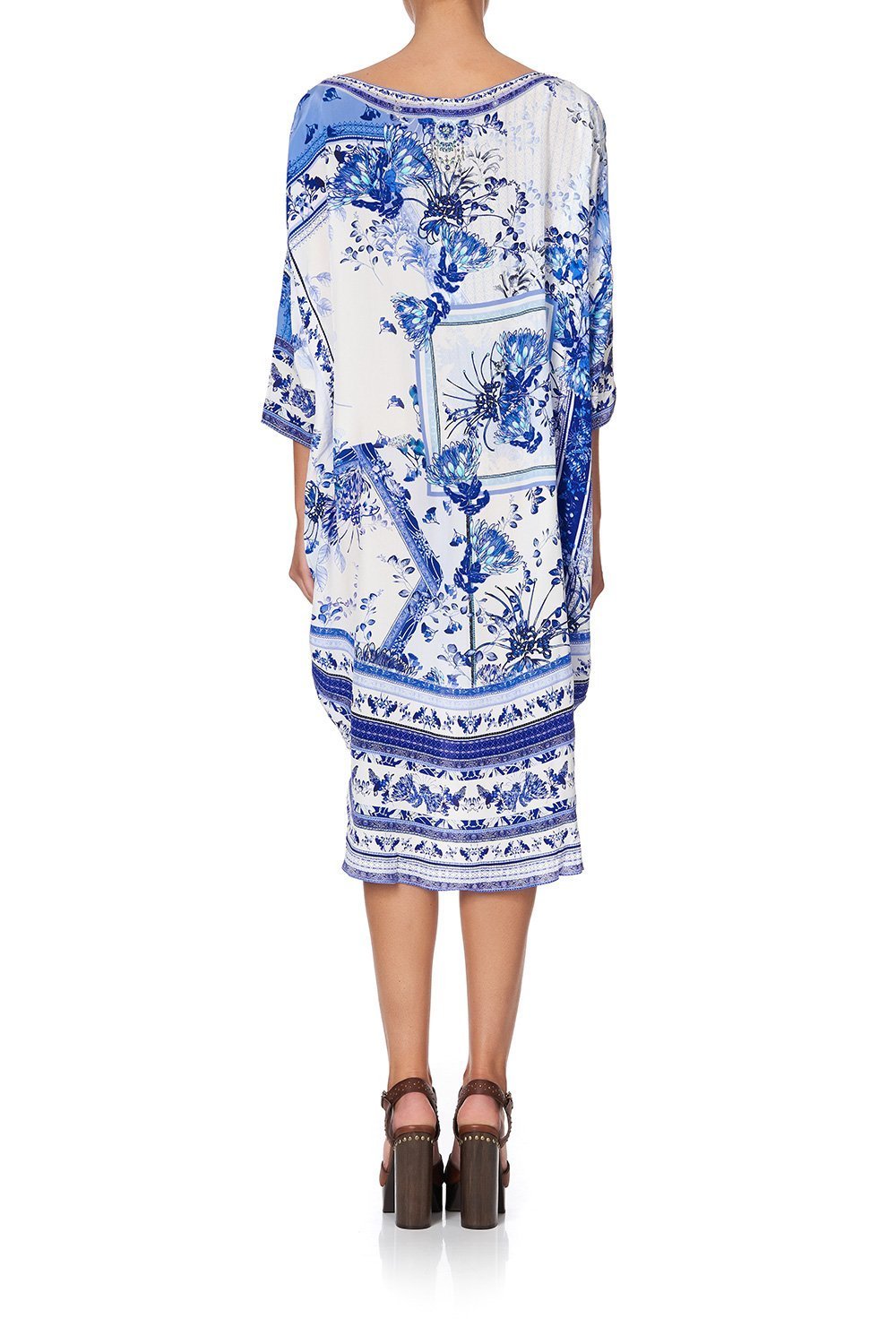 SCOOP BACK HEM DRESS CARDS FROM THE COAST