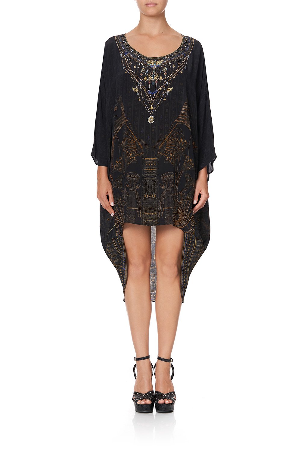 SCOOP BACK HEM DRESS COBRA KING