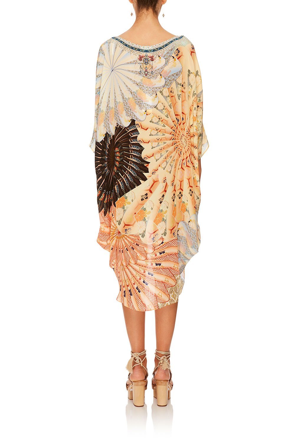 CAMILLA FOR THE FANS SCOOP BACK HEM DRESS