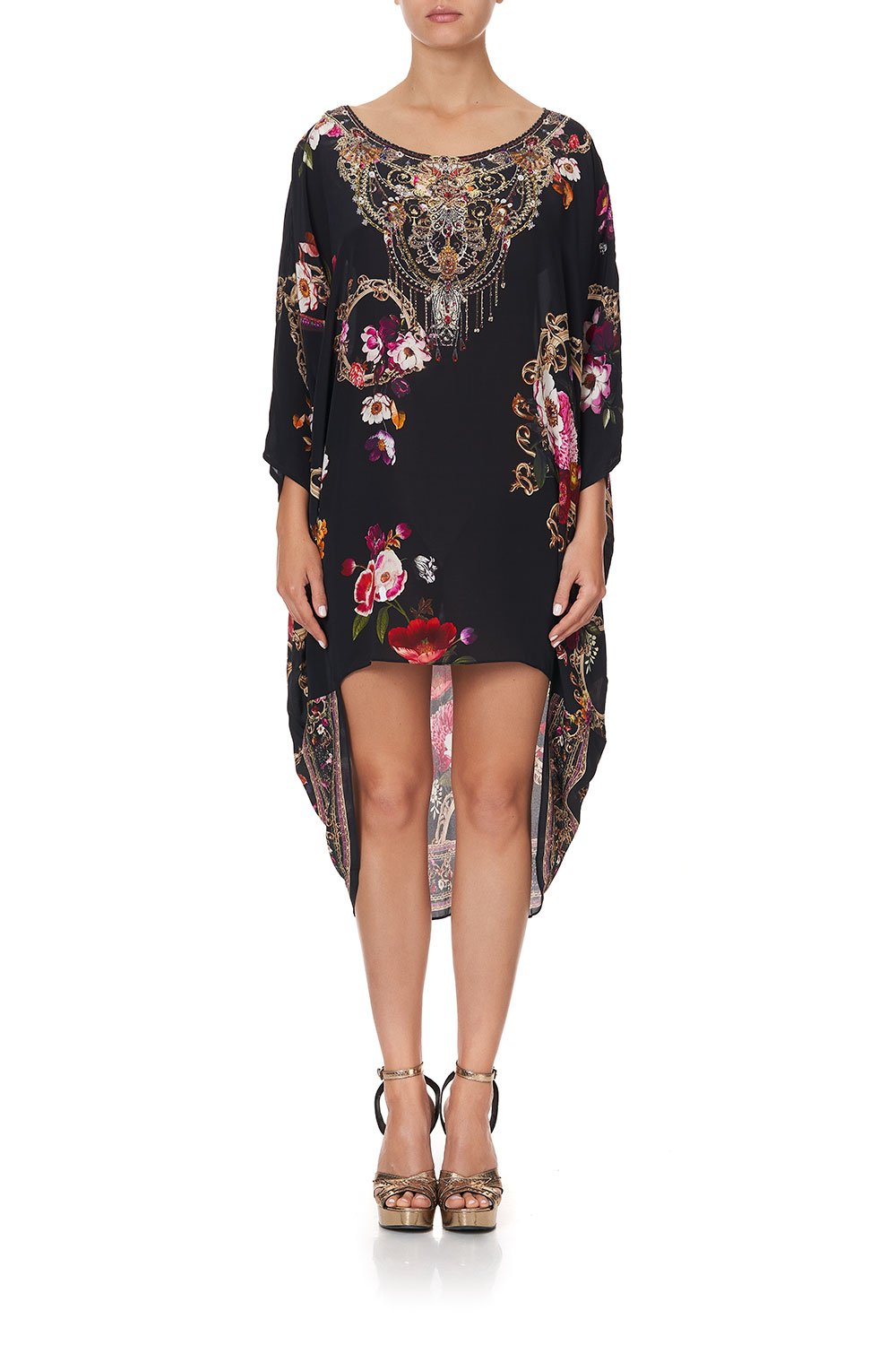 SCOOP BACK HEM DRESS MIRROR MIRROR