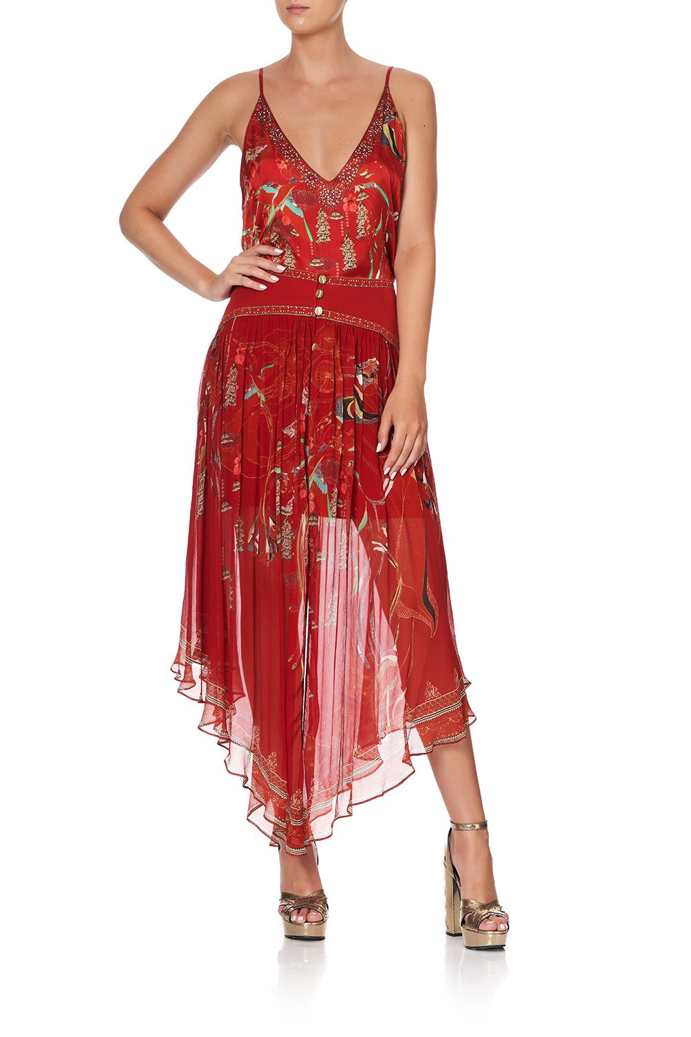 SHAPED WAIST SKIRT FORBIDDEN FRUIT