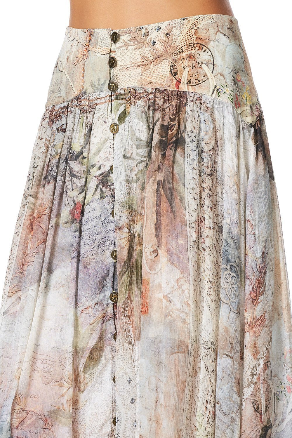 SHAPED WAIST SKIRT LETTERS FROM HILDA