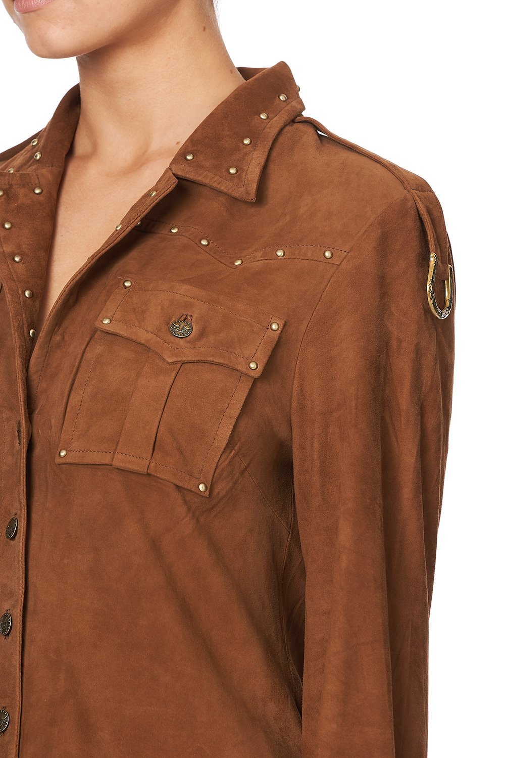 SHAPED YOKE SHIRT LETTERS FROM HILDA