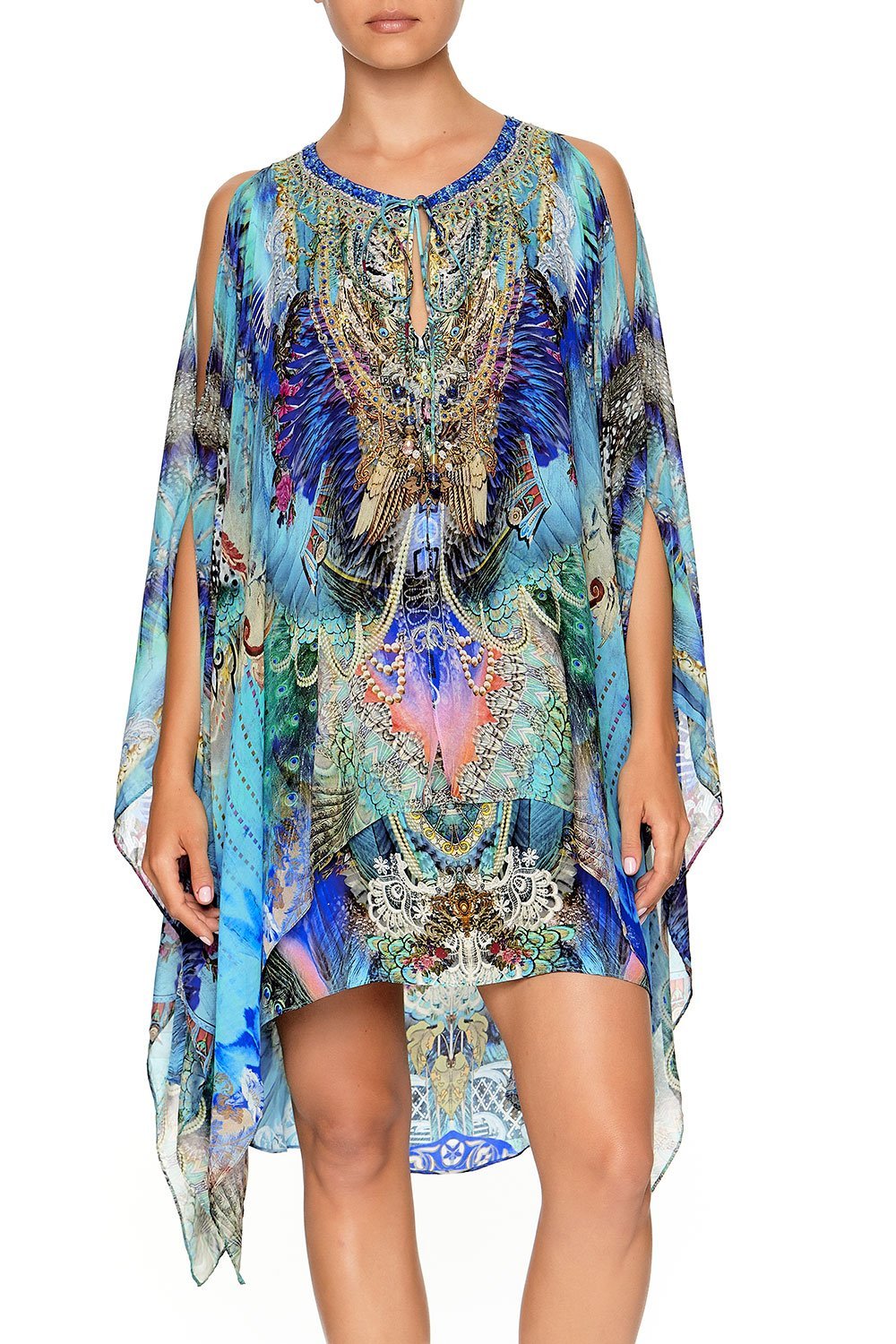 SHEER LAYERED DRESS WITH SPLIT FREEDOM FLIGHT
