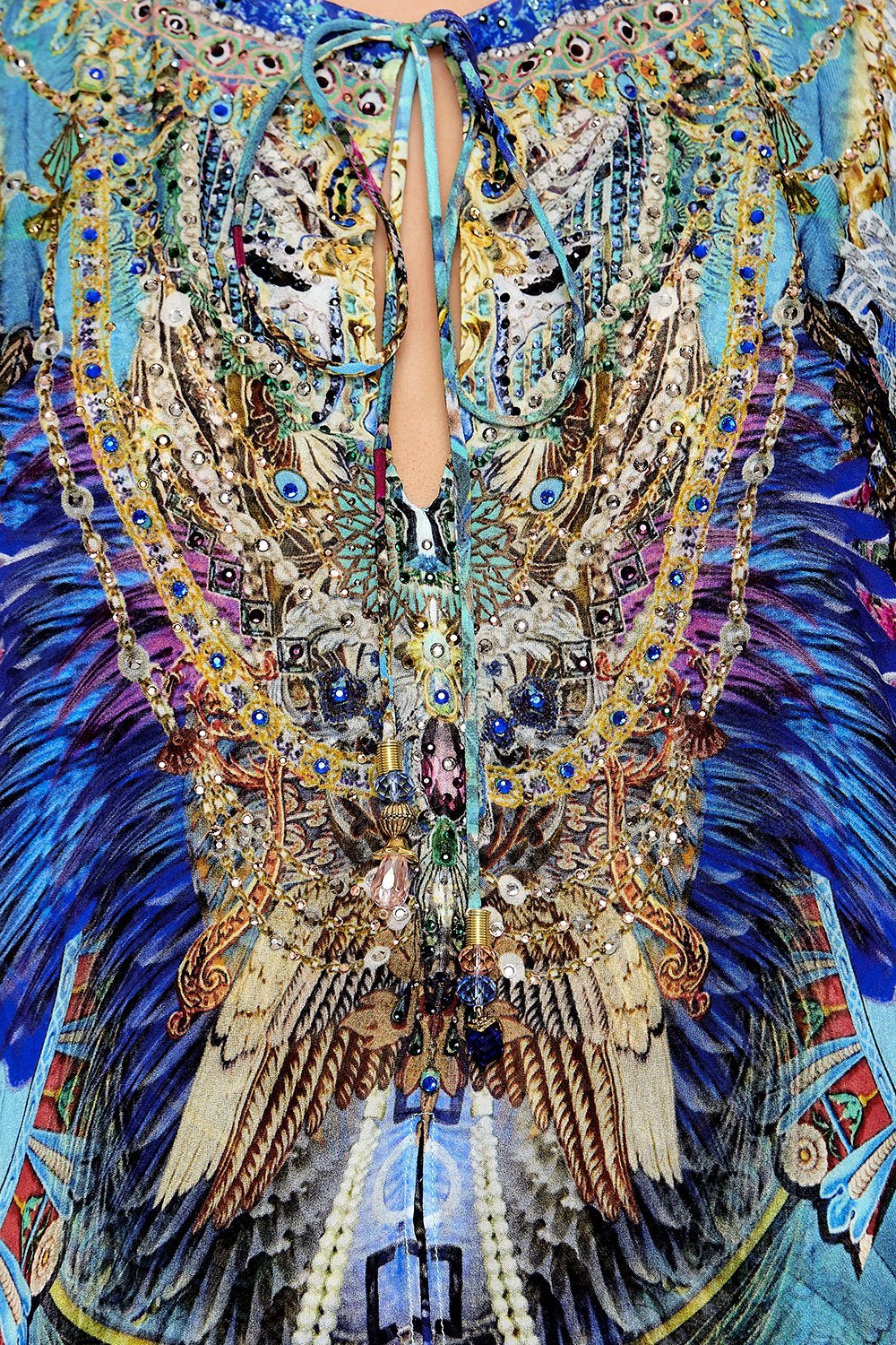 SHEER LAYERED DRESS WITH SPLIT FREEDOM FLIGHT