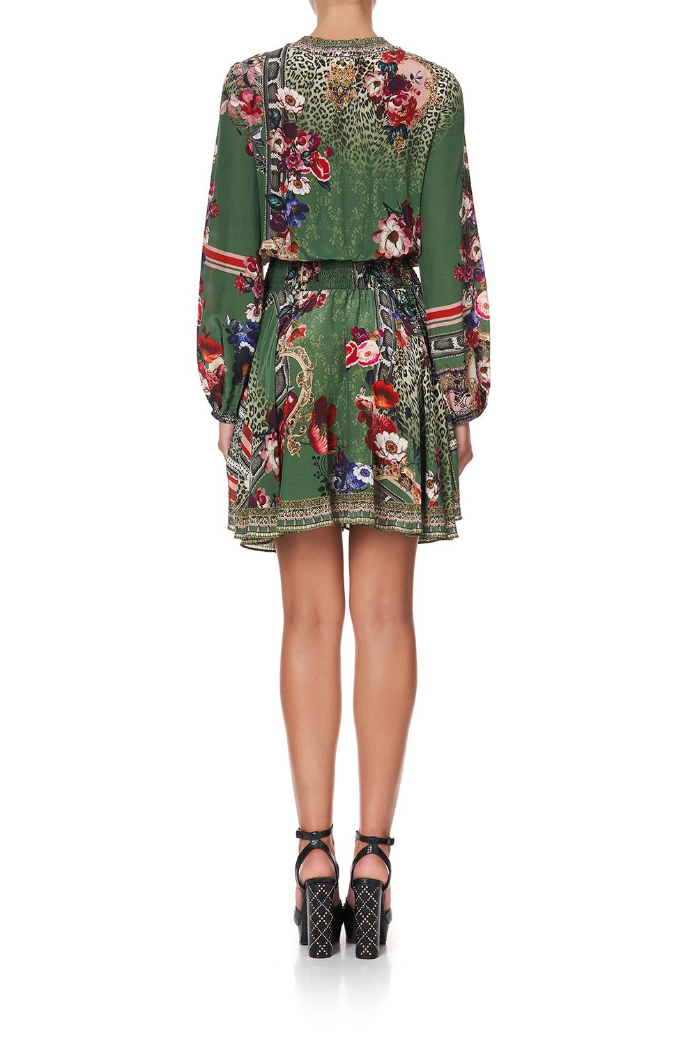 SHIRRED RELAXED SHORT DRESS TALES OF TIME