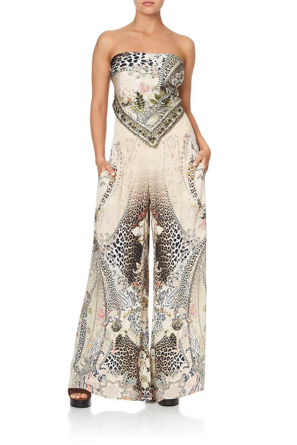 SHIRRED WAIST PANT FOREVER FOREVER