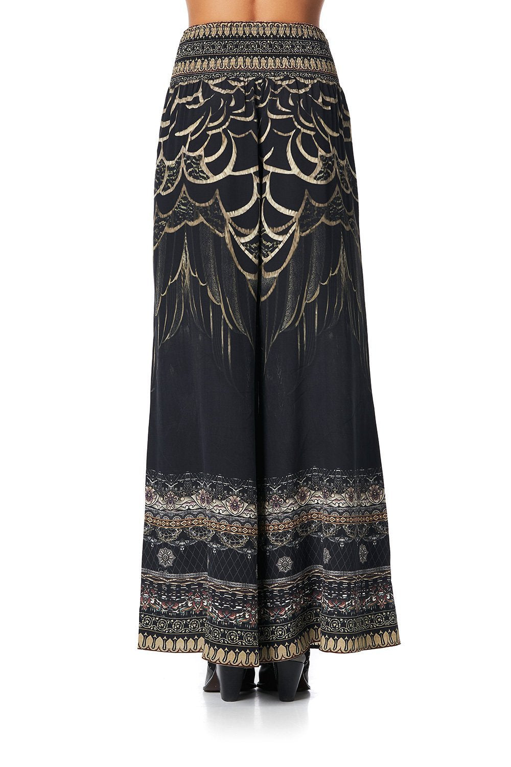 SHIRRED WAIST PANT UNDER A FULL MOON