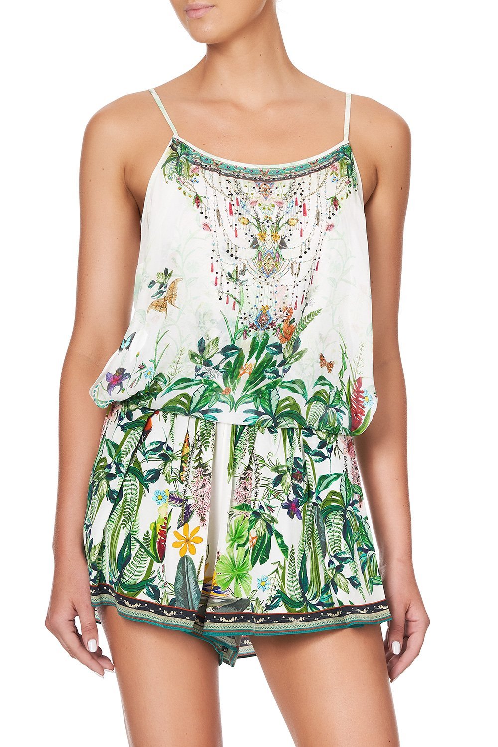 SHOESTRING STRAP PLAYSUIT DAINTREE DARLING